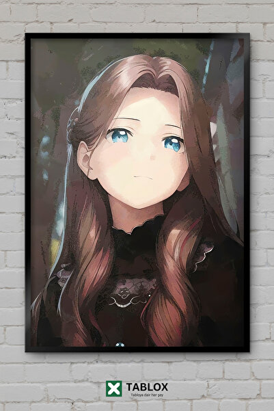 tablomaxtbx Fată anime drăguță, personaj adorabil, afiș, ilustrație, aspect c...