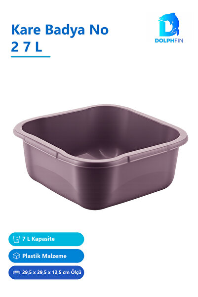 DolphFin Kare Badya No 2 7 L Temizlik Kovası