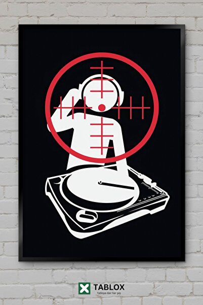 tablomaxtbx Dj Remix Mix Music Electronic Poster Art Frame Look Decorative Md...