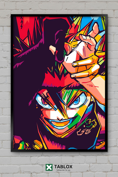 tablomaxtbx Demon Asta Black Clover Anime Manga lik poster uokviren dekorativ...