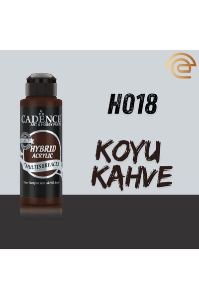 Cadence Boya Cadence Hybrid Multisurface Akrilik Boya 120 ml H018 Koyu Kahve