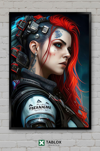 tablomaxtbx Cyberpunk Chronicles Chronicles Αφίσα επιστημονικής φαντασίας με ...
