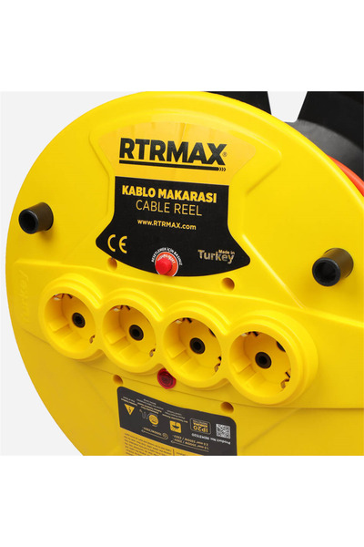 Rtrmax 3x2,5-30 Metre Makaralı Kablo