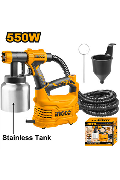 Ingco Elektrikli Boya Tabancası 550 Watt HVLP