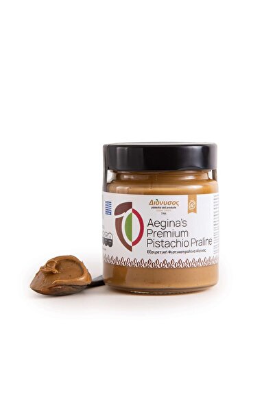 Dionysos Cremă premium de fistic cu praline din Agina, Grecia, 200g
