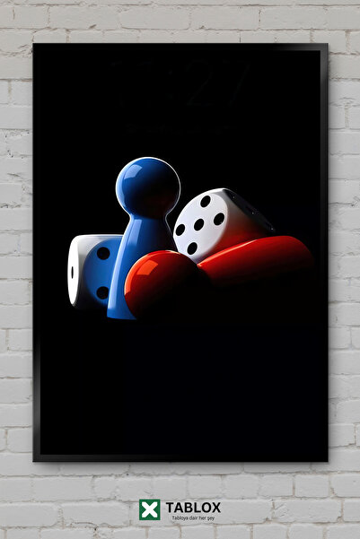 tablomaxtbx Kockice Zar Društvena igra Stolna igra Umjetnički poster Ilustrac...