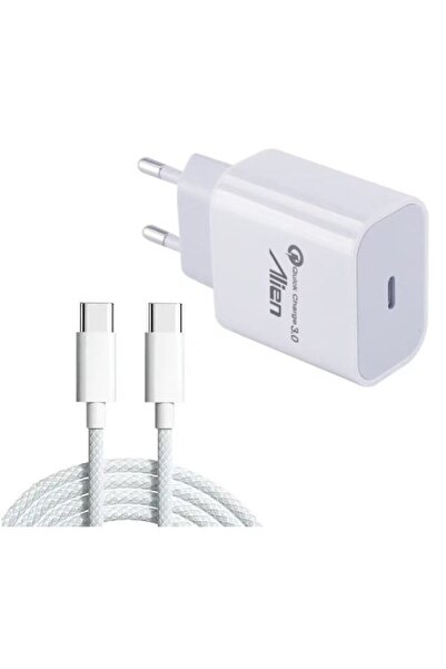DAO 2.4A Wall Charger with Quick Charge 3.0 and USB Type-C with TypeC-TypeC 1...