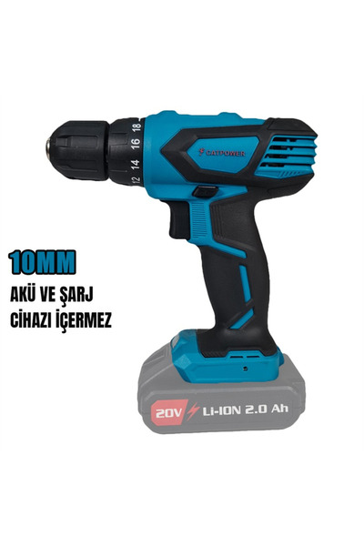 Cat Power AKÜLÜ VİDALAMA Li-ion (MAKİNA) 10 MM 20V 2.0 Ah - CATPOWER4104
