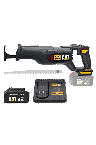 Cat DX5050 18Volt/4.0Ah Li-ion Tek Akülü Kömürsüz Profesyonel Tilki Kuyruğu Testere
