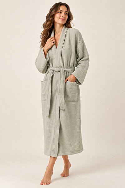 Motif Tekstil Unisex Μπουρνούζι & Ρόμπα Μουσελίνας 4 στρώσεων 100% Βαμβάκι – ...