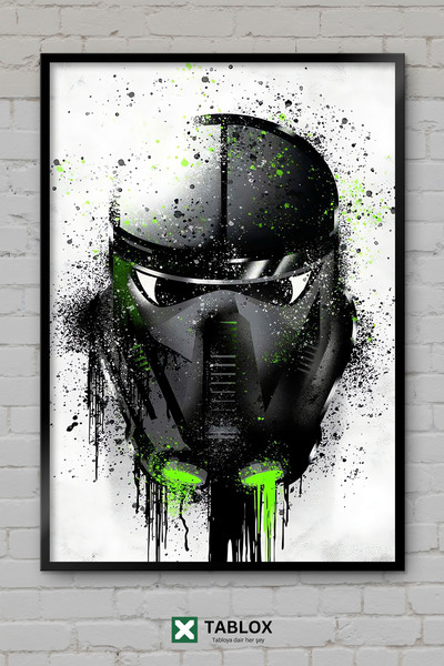 tablomaxtbx Death Trooper Star Wars Graffiti Graffiti Art Poster Tablou decor...