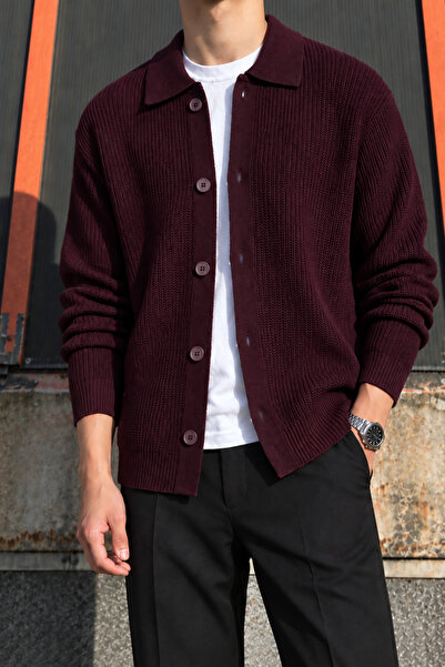 inpool Polo Collar, Buttoned, Regular-Fit, Casual, Basic Knitwear Cardigan 26...