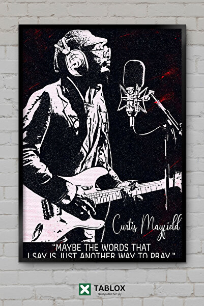 tablomaxtbx Curtis Mayfield Cântăreț Poster cu muzică soul, tablou decorativ ...