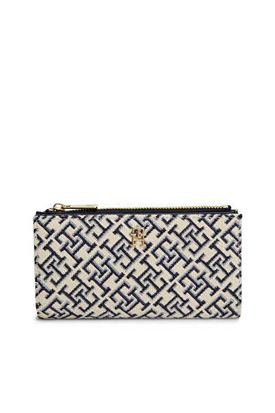 Tommy Hilfiger TH ICON LONG BIFOLD JACQUARD OS DW6 Space Blue