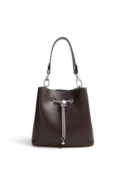 Silver Polo Kahve - Kahve Düz Kadın Çapraz Çanta SP1266