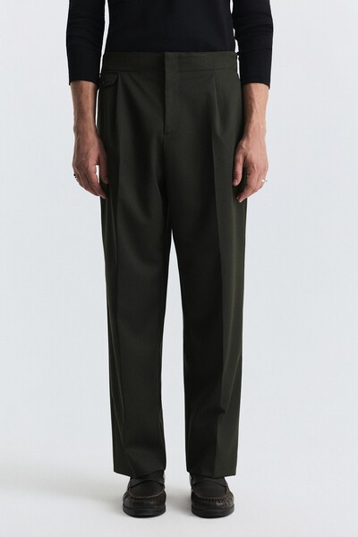 Antioch High Waist Pleated Trousers