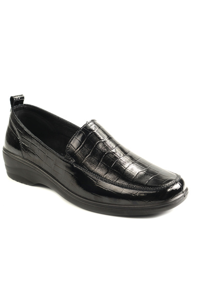 PASS Collection Pantofi dama X4X400017A 01 O-negru croco lac-36