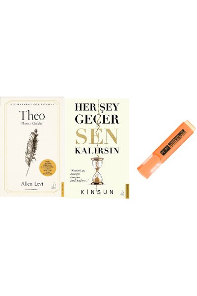 Destek Yayınları Theo Allen Levi + Her Şey Geçer Sen Kalırsın 2 Kitap Set Kal...