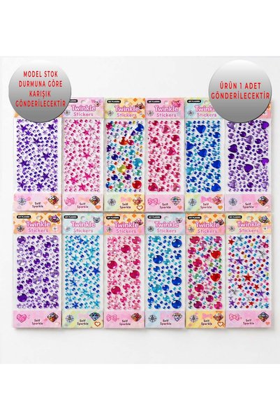Gift Moda Renkli Diamond Taş Sticker