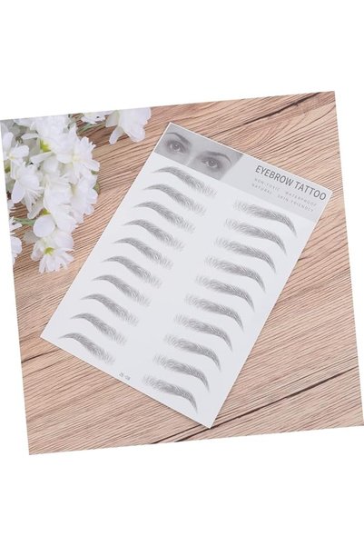 Generic 2pcs 3d Eyebrow Stickers Artificial Eyebrow Brow Shaper 4d Hair- Eyebrows Waterproof Sticker