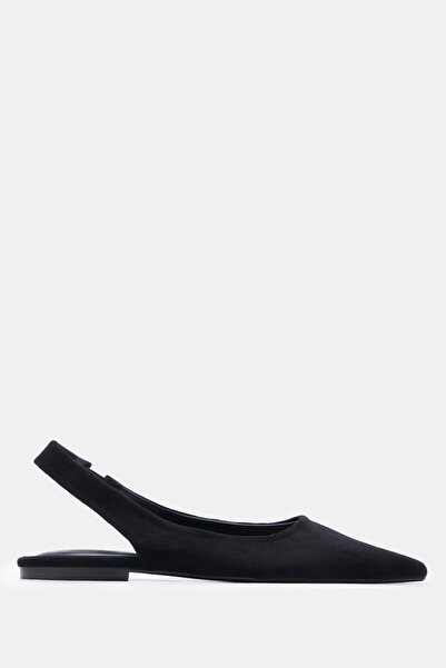 Luigi Μυτερές γόβες slingback με λάστιχο - Μαύρες - 38