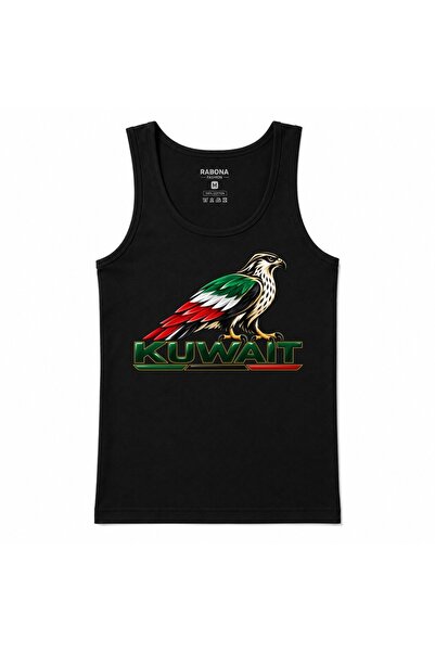 Rabona Fashion Kuwait Falcon Flag Colors Graphic Tank Top