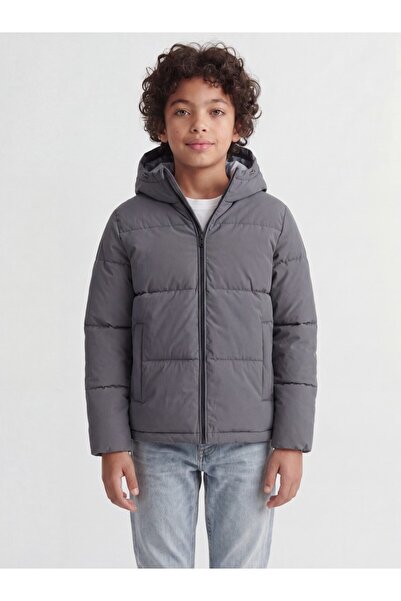Jack & Jones Jack Jones Jjgalaxy Puffer Jacket Jnr Kids Anthracite Coat
