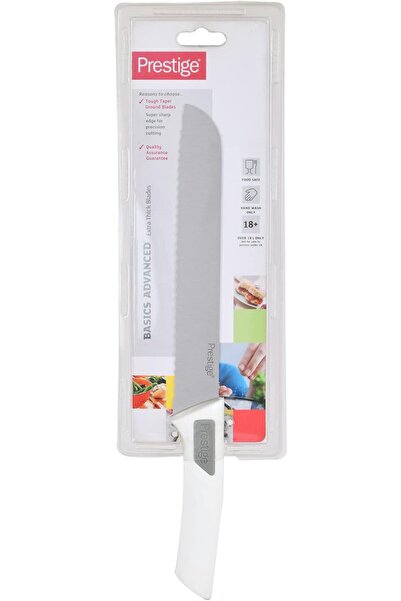 GENERAL Prestige Pr46107 Plastic 20 cm White Color Advanced Basic Bread Knife