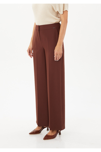 Guzella Hidden Closure Adjustable Elastic Back Palazo Trousers