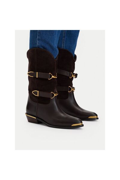 BADURA Botine de damă 5907964386919 Maro