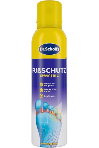 Dr.Scholl’s Ayak Koruma Spreyi 150 ml - Ayak Mantarına Karşı 2'si 1 Arada,