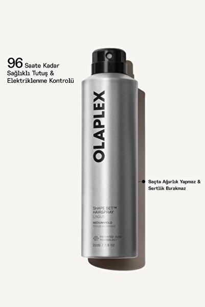 Olaplex Shape Set Hairspray - Ağırlık Hissi Bırakmayan, Onarıcı ve Şekillendi...