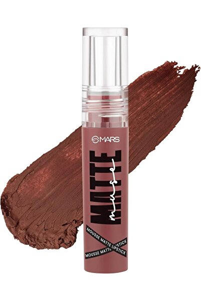Mars Matte Muse Mousse Lipstick (3ml) (11-SHOW STOPPER) with Doe-Foot Applica...