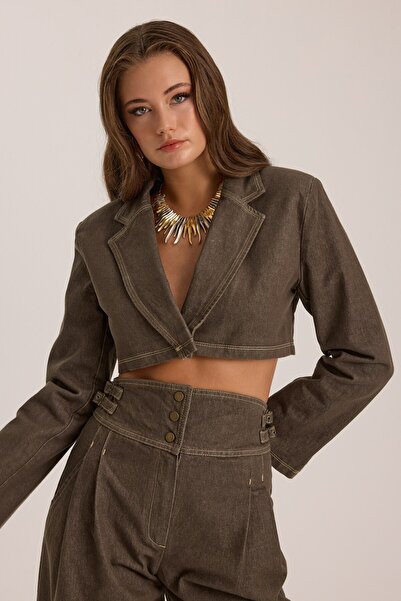 NOK İSTANBUL The Iconic Denim Jacket DARK GREEN