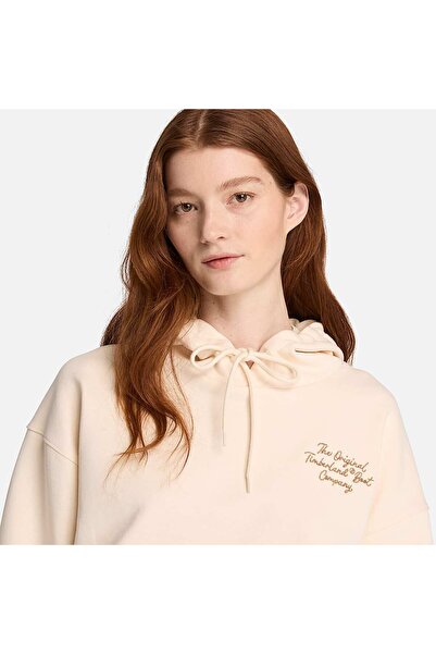 Timberland Elevated Hoodie Kadin Bej Sweatshirt