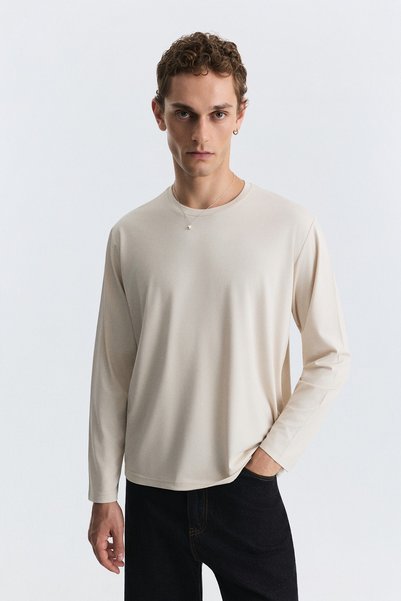 Antioch Relax Fit Uzun Kollu T-Shirt