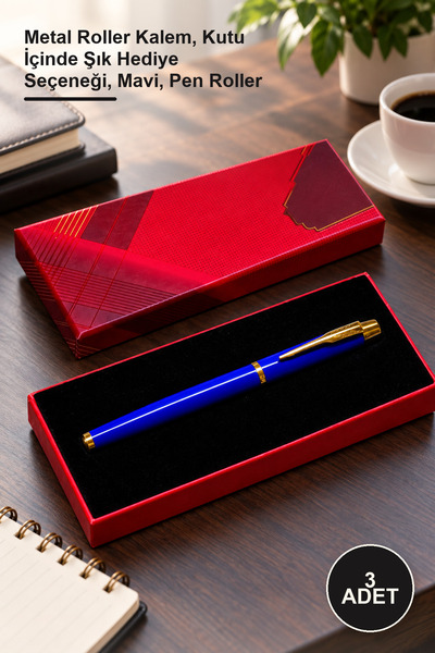 Yenilig 3 Pieces Ballpoint Pens – Metal Rollerball Pens, Stylish Gift Option ...
