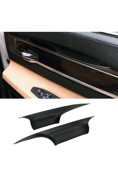 Jaronx Compatible with BMW 7 Series Door Pull Handle Covers,Left Front and Ri...