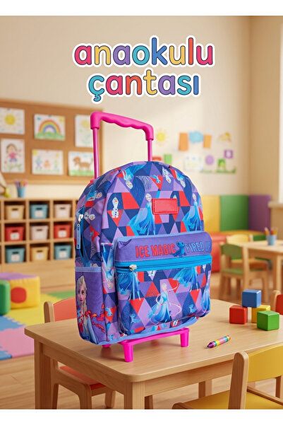 Frozen Licensed Rickshaw Kindergarten Bag for Girls 3-6 Years Old