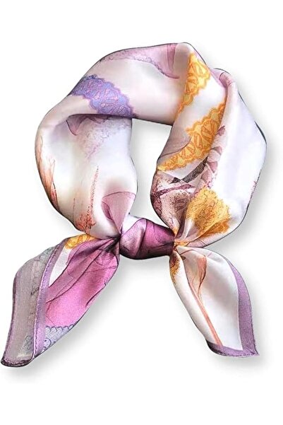 GENERAL '100% Mulberry Silk Neck Scarf 21''x21'' Small Square Scarfs for Wome...