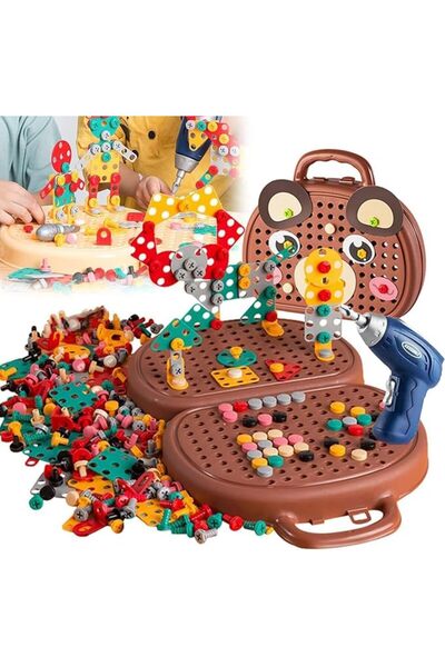 GENERAL Kids Tool Set with Electric Drill Toddler Tool Set,Magic Play Toolbox...