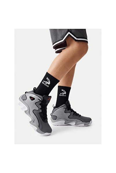 SHAQ Ghete de baschet pentru băieți 5907964135753 Gri
