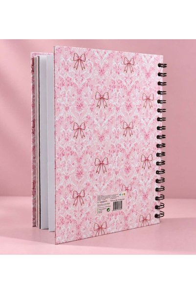 Gift Moda Pink Bow Gilded Talking Agenda