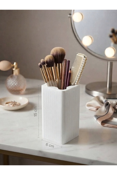 İndecor Houseware Çok Amaçlı Makyaj Organizeri Kozmetik Banyo Ofis Masa Düzen...
