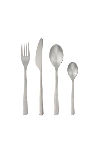 IKEA طقم أدوات مائدة PRAKTBOTIA لـ 4 أشخاص، ستانلس ستيل، 16 قطعة