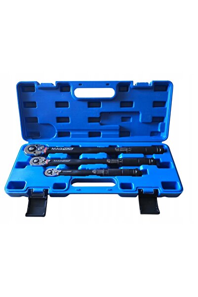magnus cult Set de chei dinamometrice Cr-Mo, 3 piese, 1/4, 3/8, 1/2, cu preci...