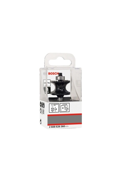 Bosch Freză pentru profil unghiular de 6mm, cu coadă de 8mm