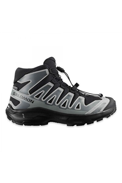 Salomon 493030 Xa Pro Mid Wp J Outdoor Gri-Siyah Unisex Bot
