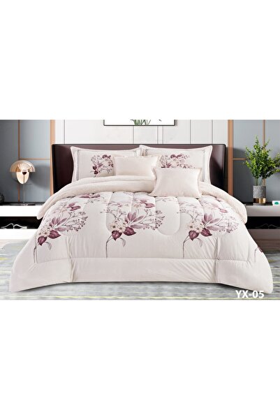 Moon 4-Piece Bedding Set, Winter, Soft Velvet Filling, with Elegant Fur, Velv...