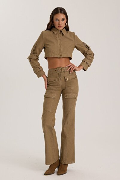 NOK İSTANBUL The Force Denim Pants Tint Mink
